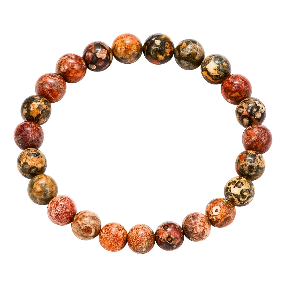 Leopard Jasper Bracelet (Elastic)