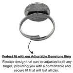 Lapis Lazuli Ring (Silver/Round)