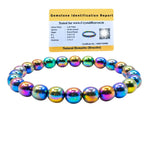 Rainbow Hematite Bracelet (Elastic)