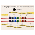 Chakra Rakhi for Brother (Set of 10)