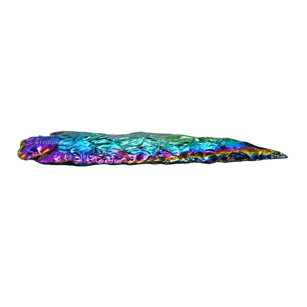 Titanium Aura Quartz Arrowhead - 6" to 7"