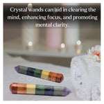 7 Chakra Wand (Faceted)