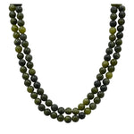 Green Jade Japa Mala (Without Knot)