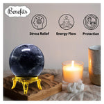 Iolite Sphere (1.5 Inch)