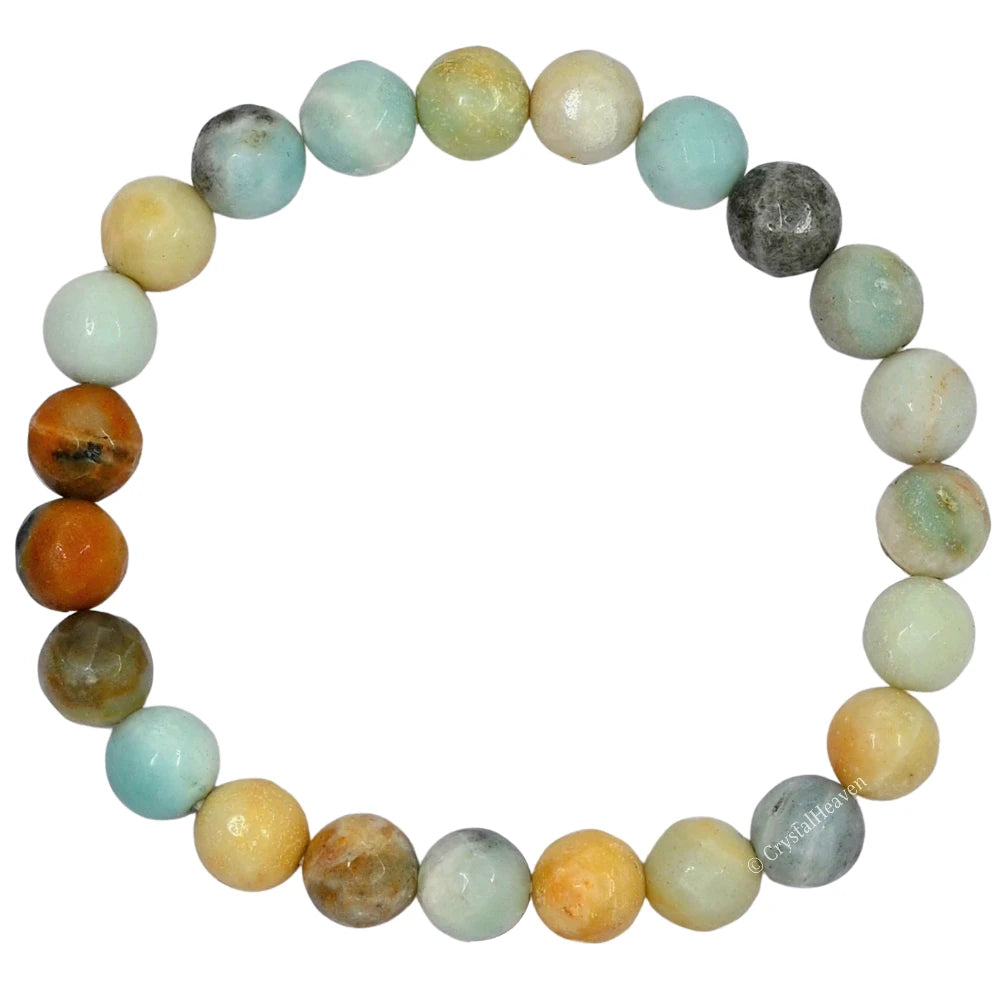 Mexican Amazonite Bracelet (Faceted-Stretchable)
