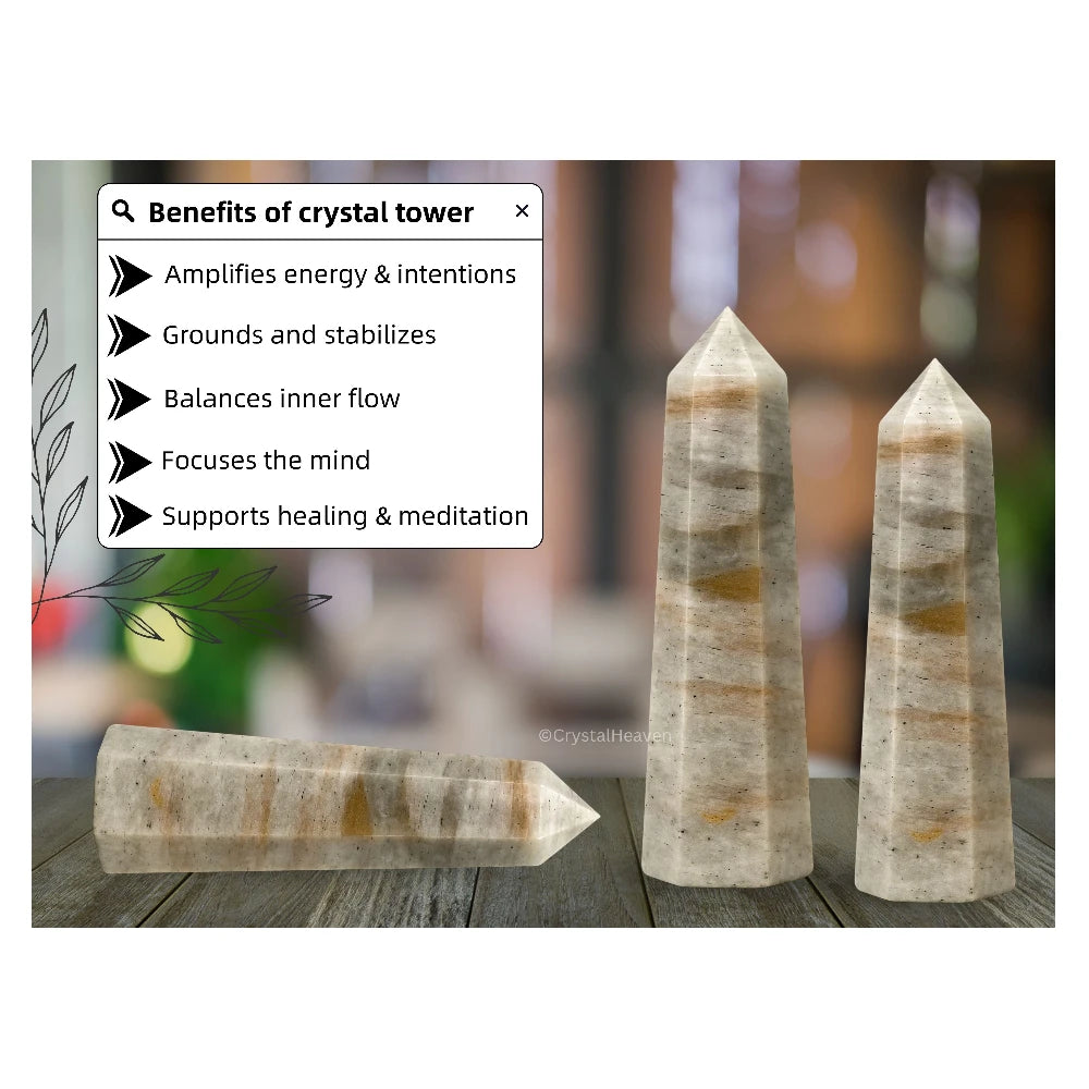 Chrysoberyl Cats Eye Tower (2" to 3" inch) 
