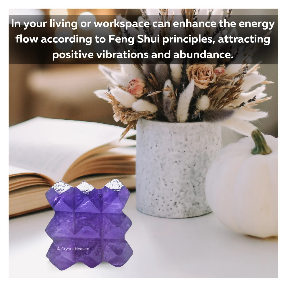 Amethyst 54 Pyramid Power Cube