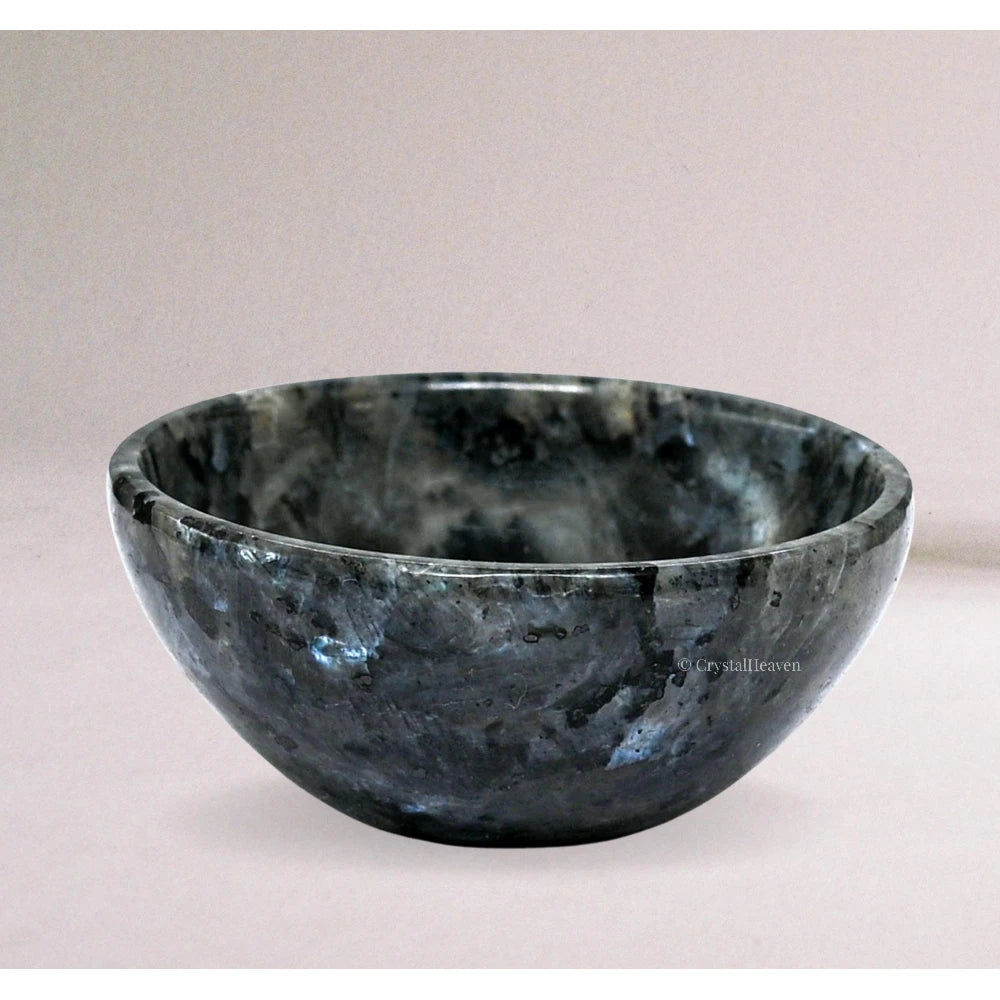 Larvikite Crystal Bowl - 2 Inch