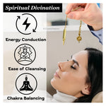 Metal Brass Pendulum - Gold 3 Piece Bullet Point (MP53)