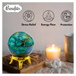 Chrysocolla Sphere (2 Inch)