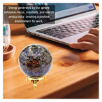 Amethyst Crystal Orgonite Ball (2.5 Inch)