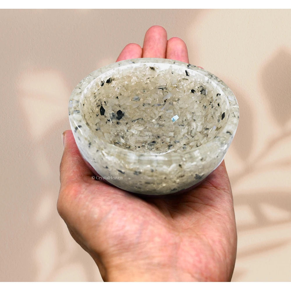 Rainbow Moonstone Orgone Bowl (4 Inch)