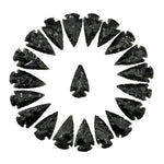 Black Obsidian Arrowhead - 1" to 1.5" (25 Pieces)