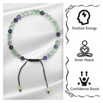 Multi Fluorite  Anklet (Without Knot)