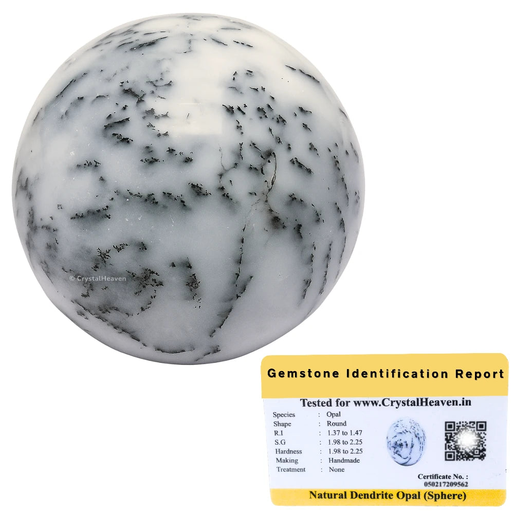 Dendrite Opal Sphere (1.5 Inch)