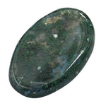 Moss Agate Worry Stone