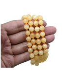 Yellow Calcite Japa Mala (Hand Knotted)