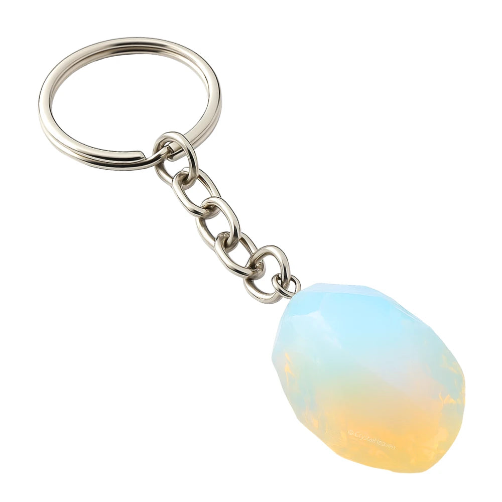Opalite Crystal Keychain (Raw)