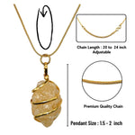 Yellow Aventurine Necklace - Raw Crystal (Gold)