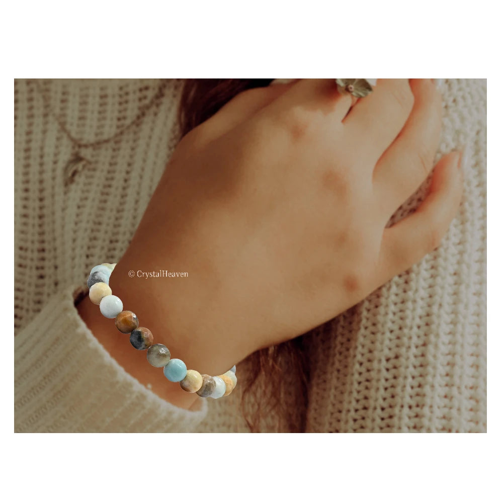 Mexican Amazonite Bracelet (Faceted-Adjustable)