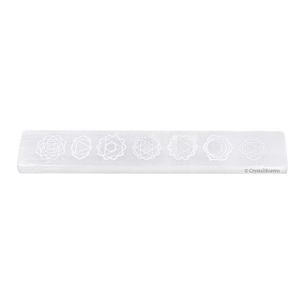 Selenite Charging Plate Stick with Chakra