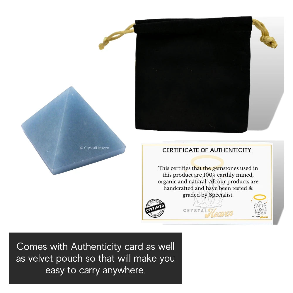 Angelite Pyramid (1 Inch)