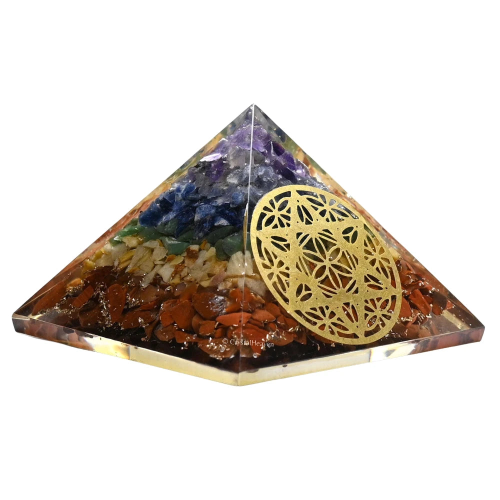 7 Chakra Orgone Pyramid (Star Of David)