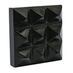 Black Obsidian 9 Pyramid Plate