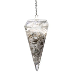 Howlite Crystal Orgone Pendulum