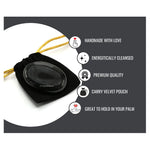 Black Obsidian Palm Stone