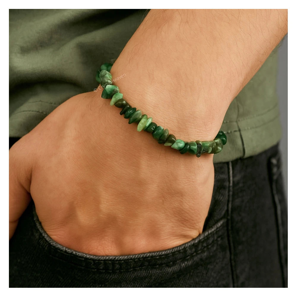 Emerald Chips Bracelet