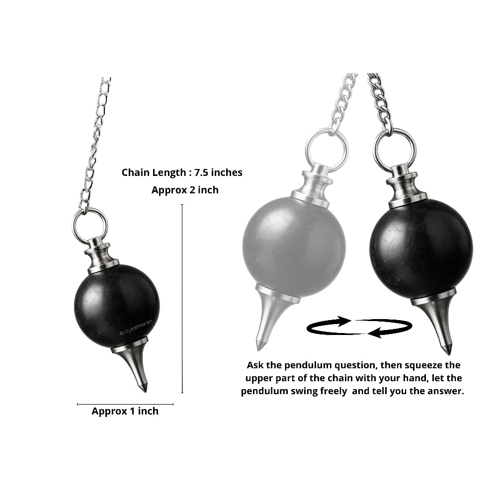 Shungite Ball Pendulum