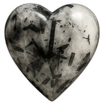 Black rutilated quartz Heart