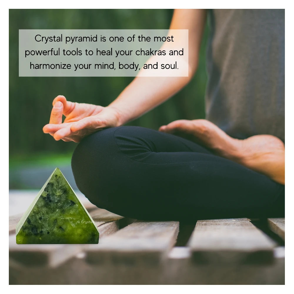 Green Jade Pyramid (2 Inch)