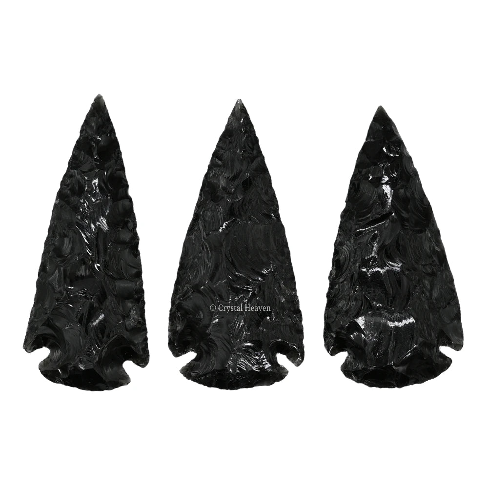 Black Obsidian Arrowhead - 2" to 3"