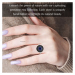 Lapis Lazuli Ring (Silver/Round)