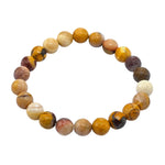 Mookaite Australian Jasper Bracelet (Faceted-Stretchable)