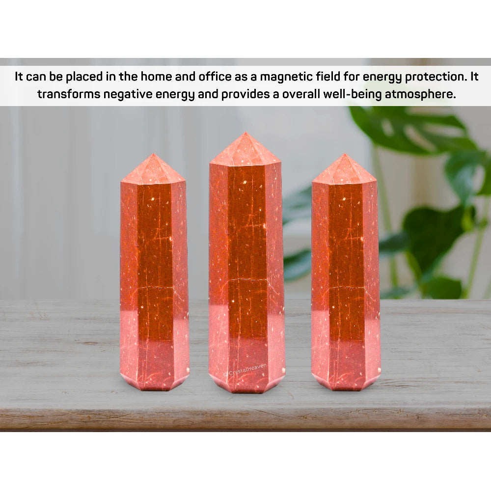 Large Red Jasper Tower