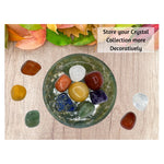 Moss Agate Crystal Bowl - 2 Inch