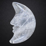 Clear Quartz Crescent Moon