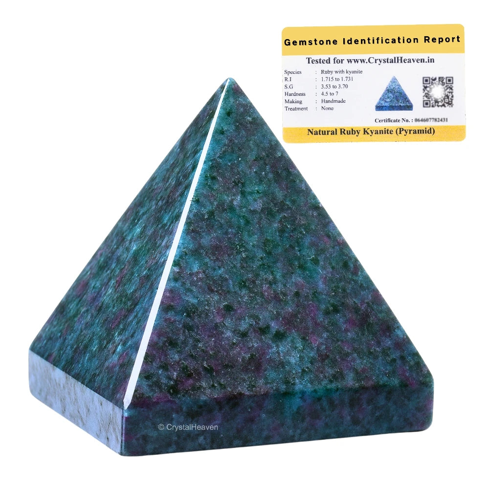 Ruby Kyanite Pyramid (2 Inch)