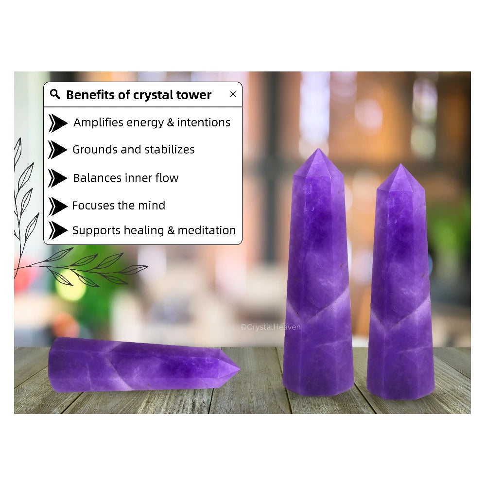 Amethyst Tower (3" to 4" inch)