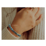 Chrysocolla Bracelet (Faceted-Stretchable)