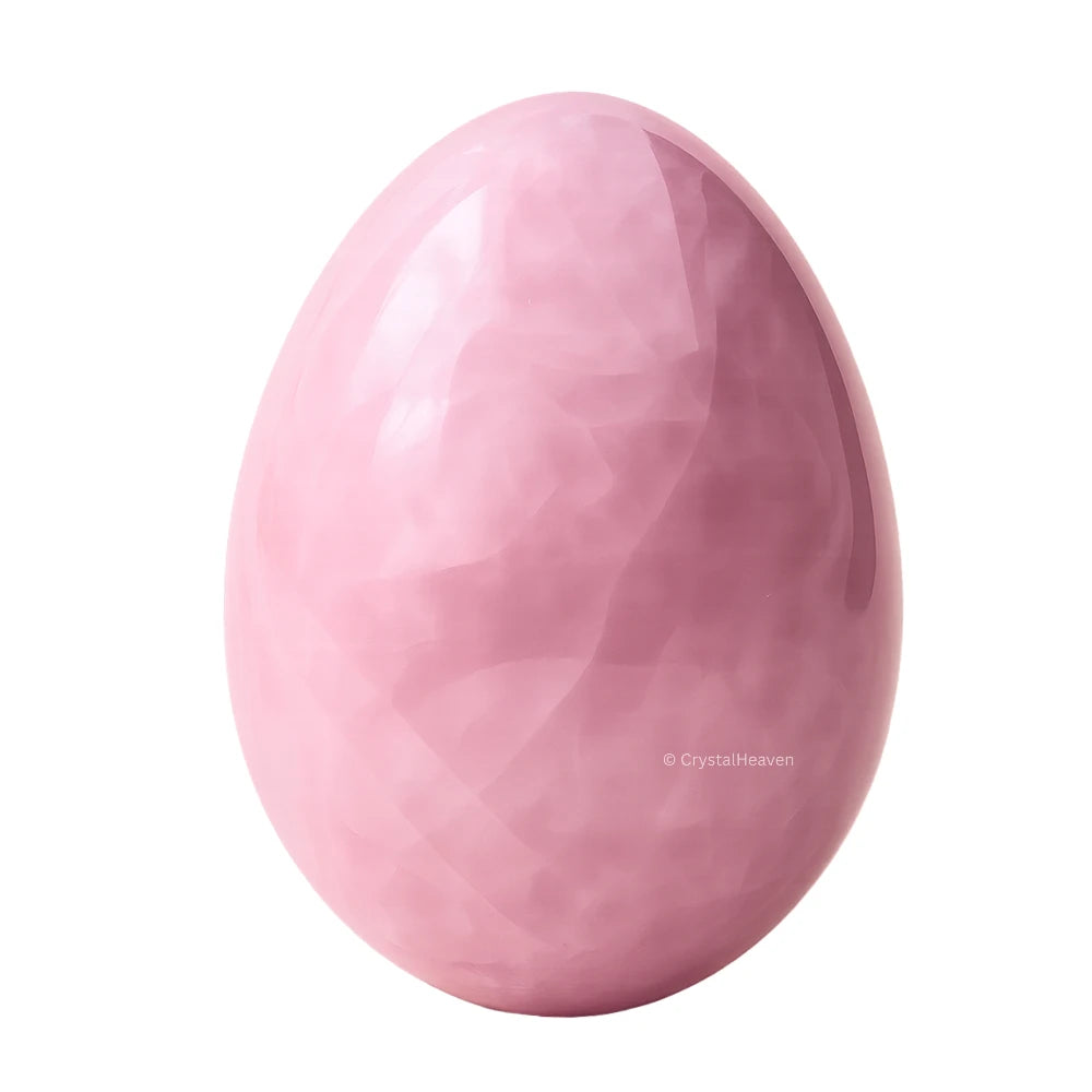 Rose Quartz Crystal Egg Stone