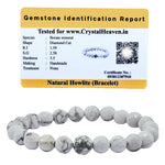Howlite Bracelet (Faceted-Stretchable)