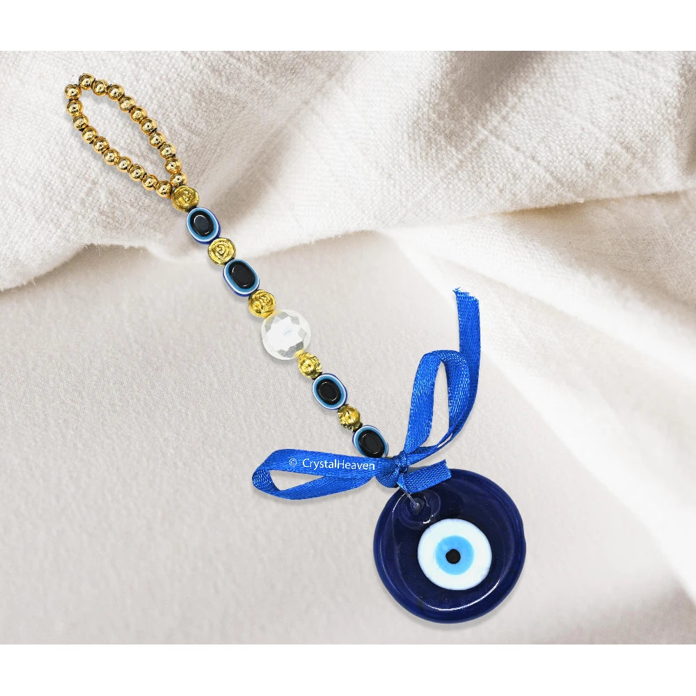 Evil Eye with Diamond Sphere Car Hanging Ornaments (7 Inch)