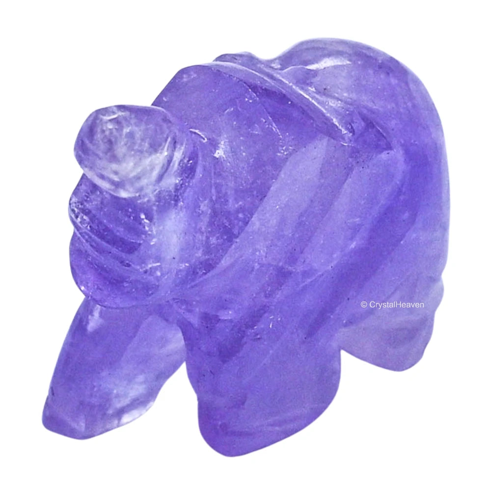 Amethyst Crystal Elephant