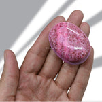Thulite Palm Stone