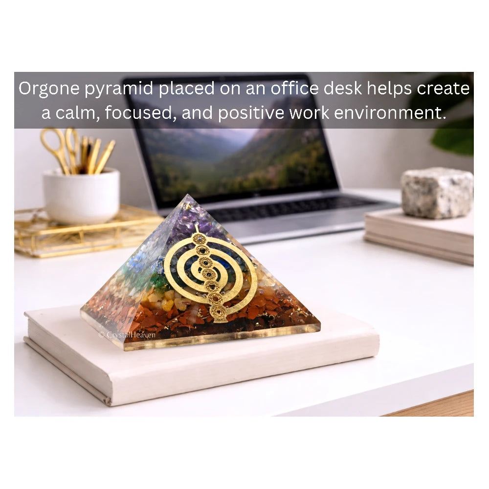 7 Chakra Orgone Pyramid (Chakra Reiki)