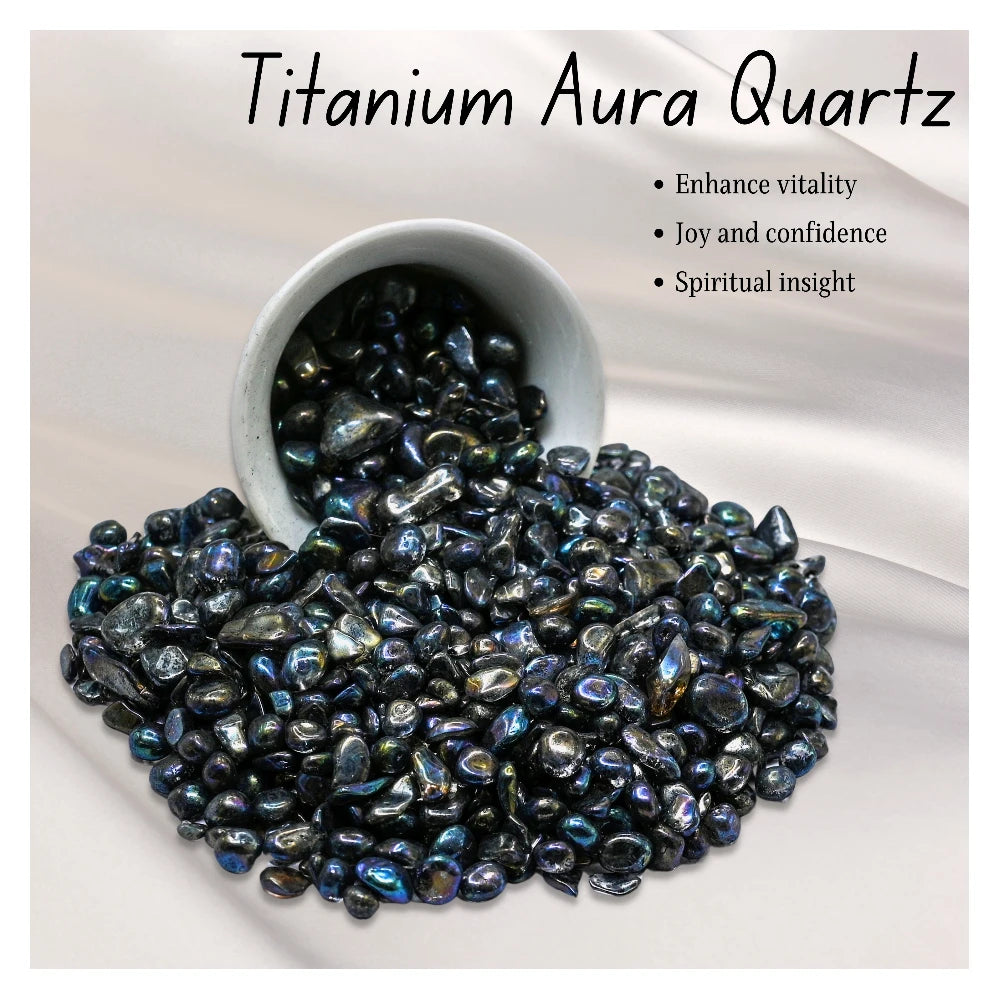 Titanium Aura Quartz Chips (500 gram)